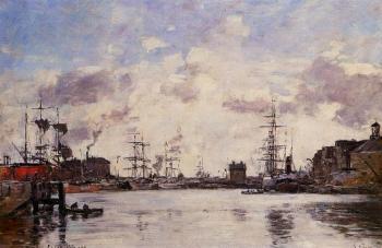 尤金 佈丹 Le Havre, Le basin de la Barre 尤金 佈丹 Le Havre, Le basin de la Barre